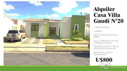 Alquiler Casa Villa Gaudi